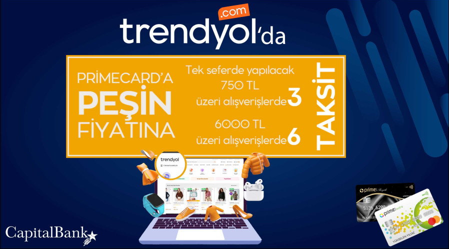 TRENDYOL'DA 6 TAKSİT FIRSATI!